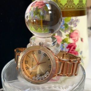 Ellen Tracy Rose Gold Watch